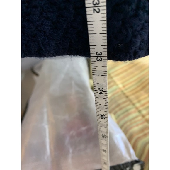 Lo. Ri. Navy Blue Knit Wool Blend Cardigan Sweater Button Front Women's Medium - Picture 8 of 10